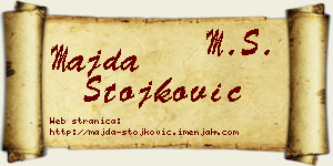 Majda Stojković vizit kartica